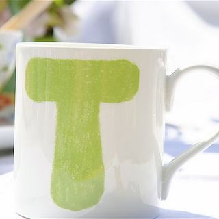 bright letter mug by the letteroom