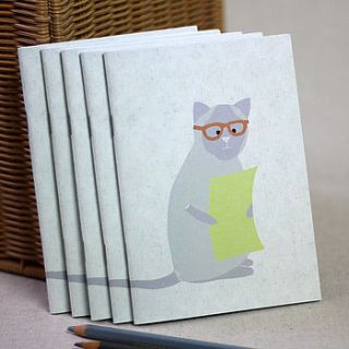 little cat notebook by lil3birdy