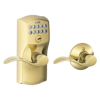 Schlage Camelot by Accent Keypad Lever with Flex Lock