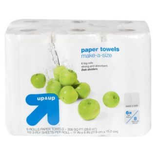 up & up™ Make a Size Paper Towels 6 ct