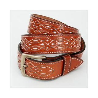 spanish leather belt by the spanish boot company