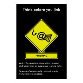 Phishing Security Awareness Poster