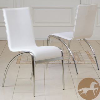 Christopher Knight Home Kensington White Modern Chairs (set Of 2)