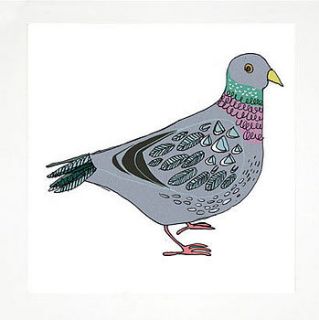 'feathered friends' limited edition prints by louise cunningham