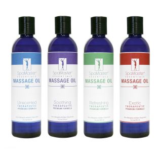 Master Massage Oil Variety Pack (set Of 4)