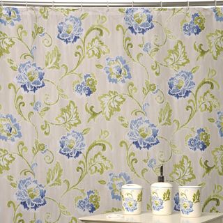 Waverly Refresh Shower Curtain And Bath Accessory 16 piece Set