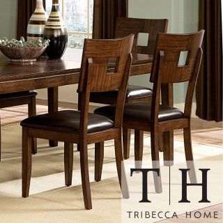 Tribecca Home Watson Open Back Casual Dining Chairs (set Of 2)