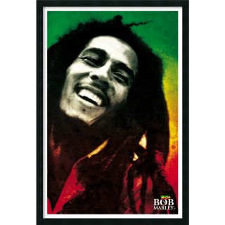 Bob Marley   Paint Framed Art Print
