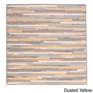 Perfect Stitch Multicolor Braided Cotton blend Rug (8' Square) Colonial Mills Round/Oval/Square