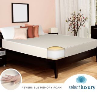 Select Luxury Reversible Comfort Medium Firm 10 inch King size Memory Foam Mattress