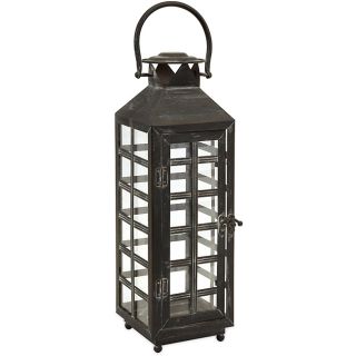 Regent English Telephone Booth Tall Candle Lantern