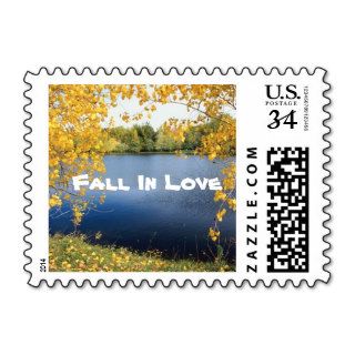 Postcard Fall In Love Autumn Wedding Invitation Po Stamp