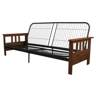 Epicfurnishings Provo Queen size Mission style Futon Frame Brown Size Queen