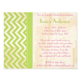 Personalized Bridal Shower Invitations