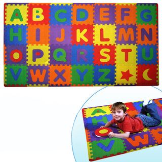 Home Innovations Build and Play 56 piece Alphabets Play Mat Home Innovations Gyms & Playmats