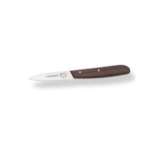 Victorinox 40100 Straight 3.25" Blade Paring Knife w/ Wood Handle