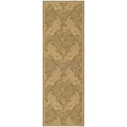 Indoor/ Outdoor Gold/ Natural Rug (22 X 911)