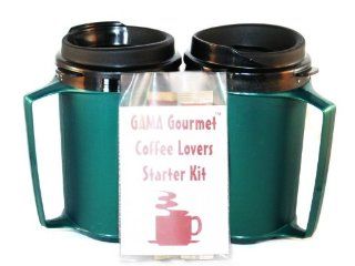 Gourmet 12 oz ThermoServ Coffee 2 Green Mug Kit Automotive
