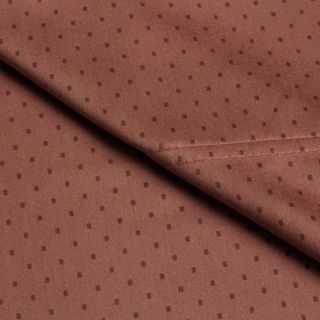 Elite Home Products Carlton Printed Dot Full size Sateen Sheet Set Red Size Full