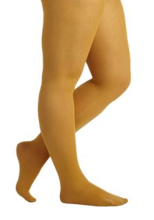 Seize the Day Tights in Ochre   Plus Size  Mod Retro Vintage Tights