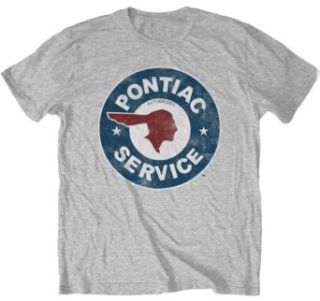 Pontiac Service Lightweight Grey T Shirt  S Clothing
