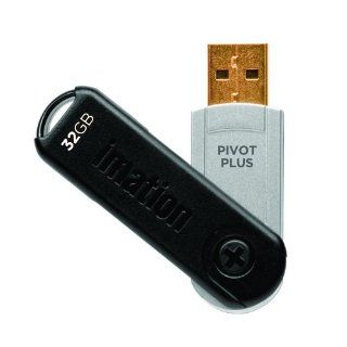 Imation USB 2.0 Pivot Plus 256 Bit AES Hardware Encryption Flash Drive 32GB (66000103177) Computers & Accessories