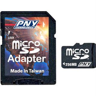 P SDU256 RF   PNY 256MB MICRO SD SD FLASH MEMORY  Micro Sd Cards  Camera & Photo