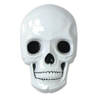 Beistle 01891 Plastic Skull, 21", 24 Pieces Per Package.   Childrens Party Decorations