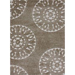 Jullian Beige Shag Rug (23 X 39)