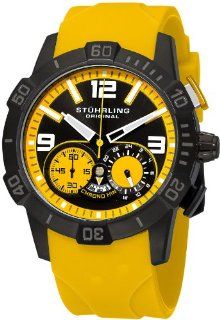 Stuhrling Original Men's 265A.3356G65 Leisure Gen Y Sport Quartz Chronograph Yellow Watch Watches