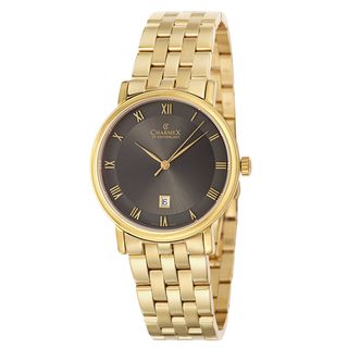 Charmex Men's 'Cologne' Yellow Gold PVD coated Stainless Steel Watch Charmex Men's More Brands Watches