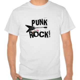 Punk Rock Mohawk Guitar Shirt