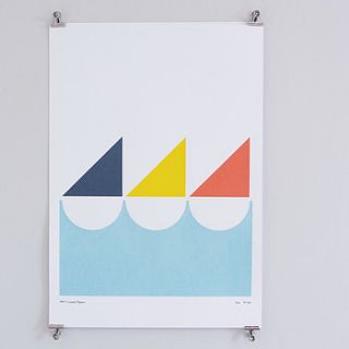 harbours elie print by lovely pigeon