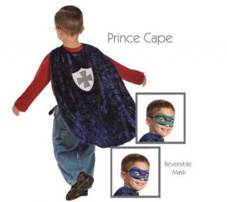 Prince Cape with Hero Mask Dress Up by Little Adventures —