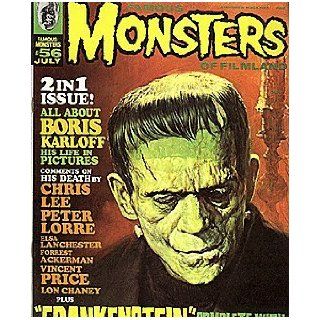 Famous Monsters of Filmland Magazine (1958, 1st series) #56 Warren Publishing Company Books