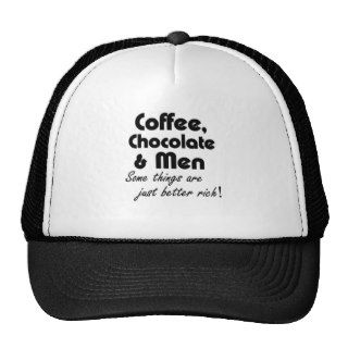 Funny Coffee Design Mesh Hats
