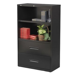 Hirsh Hl5000 Series 36 inch Wide 2 drawer 2 shelf Lateral File Cabinet