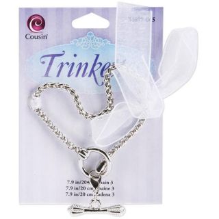 Trinkettes Expandable Silvertone Chain Bracelet