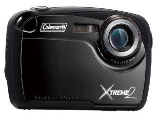 Coleman Xtreme II C12WP BK 16MP Waterproof Digital Camera with 2.5 Inch LCD Screen (Black)  Point And Shoot Digital Cameras  Camera & Photo