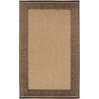 Woven Newbury Indoor/outdoor Geo Border Rug (39 X 58)