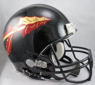 Riddell Full Size Authentic Proline Black Florida State Seminoles Football Helmet  Sports Related Collectible Full Sized Helmets  Sports & Outdoors