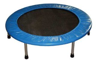 Mini trampoline 38" Black mesh Blue Vinyl (Non fold)11552  Exercise Trampolines  Sports & Outdoors
