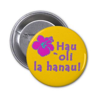 Happy Birthday In Hawaiian Pin