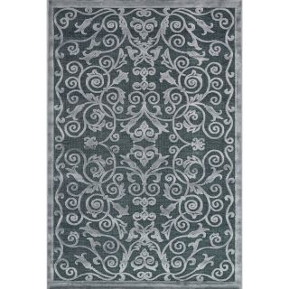 Madison Ash Grey Floral Chenille Rug (310 X 57)
