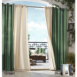 Gazebo Stipe Grommet Top 96 Inch Indoor/ Outdoor Curtain Panel