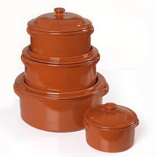 handmade terracotta lidded cookware by jules china