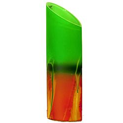 Forest Sunrise Decorative Glass Vase