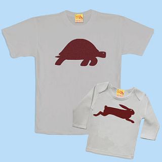 tortoise and hare t shirt set by twisted twee
