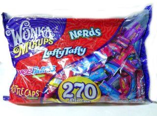 Wonka Mixups 270 Pieces 4.37lbs.  Taffy Candy  Grocery & Gourmet Food