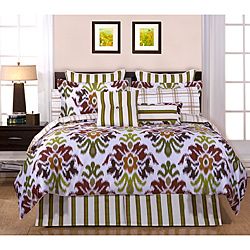 Pointehaven Montgomery 6 piece Twin size Comforter Set Green Size Standard